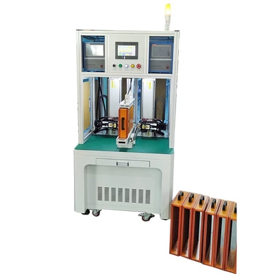 Soldador echado a un lado doble completamente automático For Cylindrical del punto de la batería de litio 18650 26650 21700
