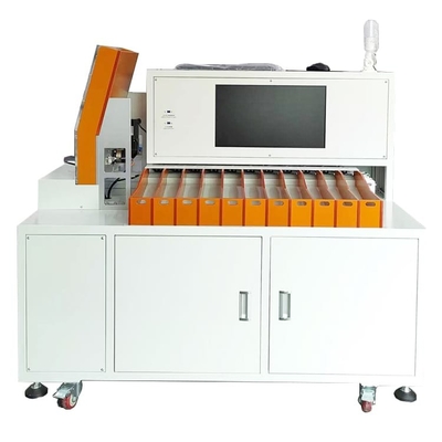Clasificador automático de la batería de 11 canales del laboratorio para la asamblea cilíndrica de la batería de la célula