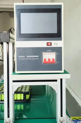 Máquina de la soldadura por puntos de la alta precisión, soldador With Plc Display del punto de la batería del pórtico