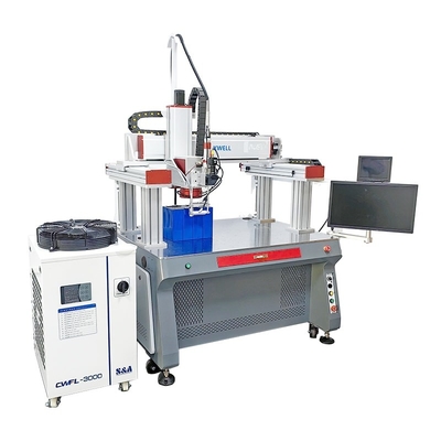 Máquina de soldadura láser automática de barras de aluminio y níquel para baterías de litio prismáticas