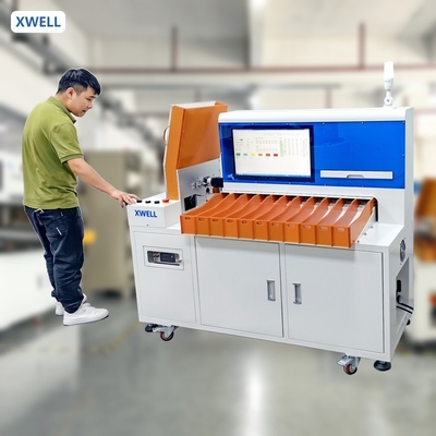 Máquina de clasificación de baterías de 11 canales con pantalla táctil para celda 18650 21700