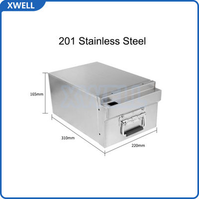 Caja de batería de acero inoxidable con diseño estructural sin soldadura para caja de batería de litio de 6v a 72v