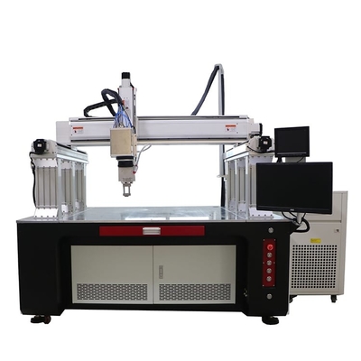 Soldadora de laser de la batería de 4 AXIS 1000w con el marco del pórtico de Longmen