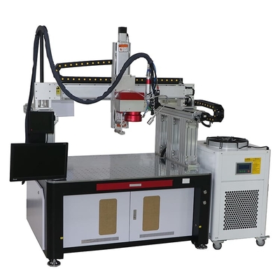 Soldadora de laser de la batería de 4 AXIS 1000w con el marco del pórtico de Longmen
