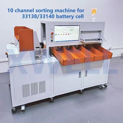 Buen precio Canal cilíndrico automático de la clasificadora 10 de la célula de batería para 33138 33140 en línea