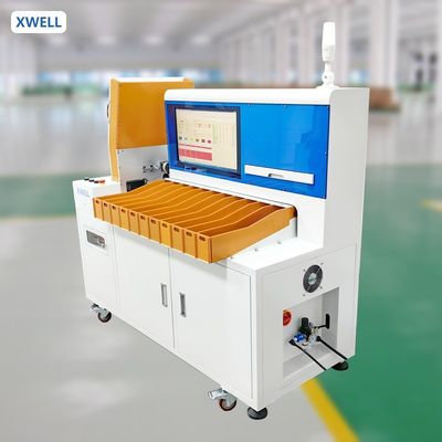Buen precio 18650 21700 Célula automática de 11 canales Máquina de clasificación y ensayo de células de batería con pantalla táctil en línea