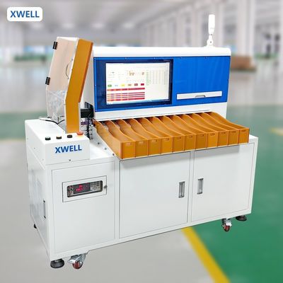 Buen precio 11 canales 18650 21700 32650 Máquina automática de clasificación de células de batería cilíndrica en línea