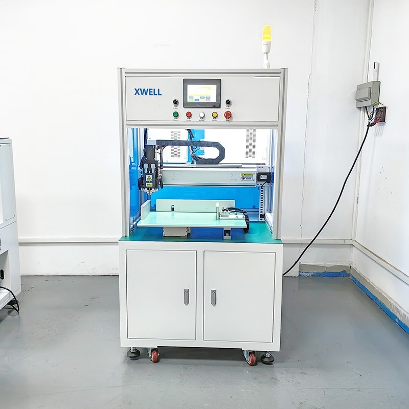 Máquina de soldadura con cabeza eléctrica CNC de punto único lateral Control numérico para batería 18650