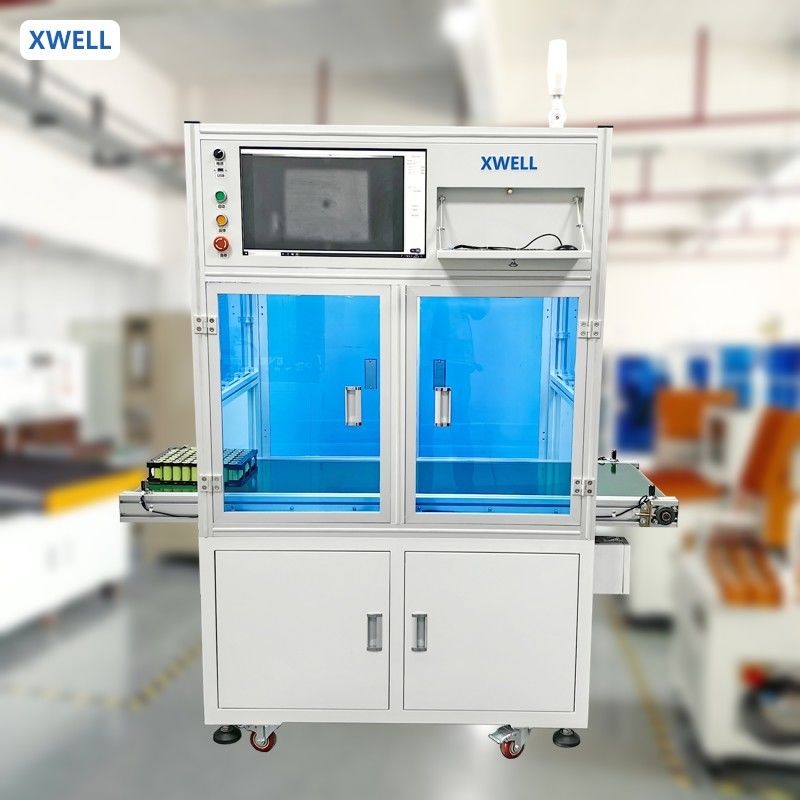 Equipo de inspección visual CCD para probar los polos positivo y negativo de la batería