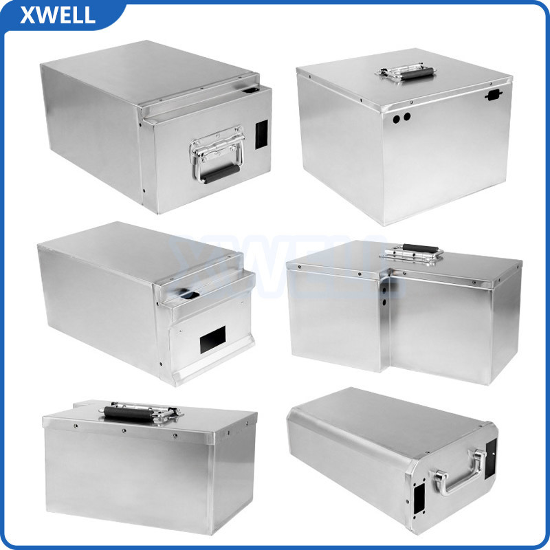Estación de intercambio de baterías de acero inoxidable 72V 60V 48V caja de batería de iones de sodio