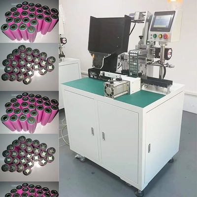 Máquina de relleno de batería de celda cilíndrica automática Máquina de pegado de papel de batería de 220V