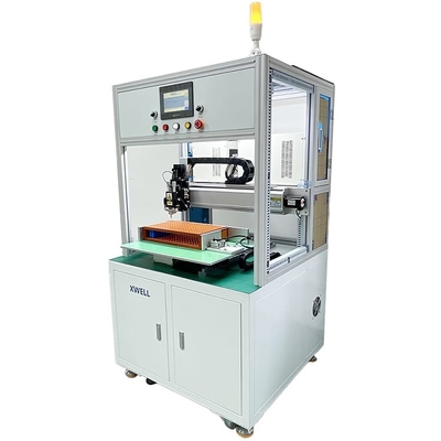 Sola máquina automática lateral de la soldadura por puntos para la tira cilíndrica del níquel de la batería