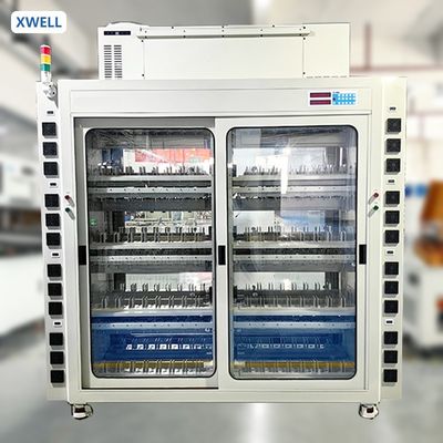 Buen precio Máquina de clasificación de celdas de batería prismáticas XWELL XW-5V300A16CH de 16 canales, equipo de prueba de carga y descarga de 300A online