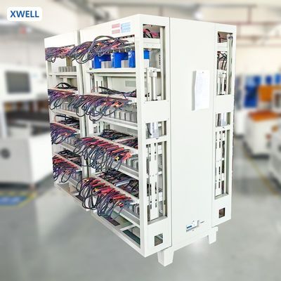 Buen precio Máquina de Calibración de Celdas de Batería Prismáticas XWELL XW-5V300A16CH con Funciones de Protección Equipo de Prueba de 16 Canales y 300A online