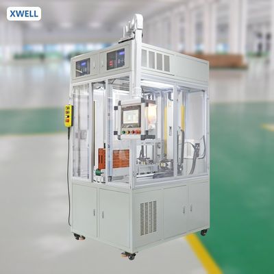 Buen precio Máquina de soldadura por puntos de doble cara con batería transportadora completamente automática XWELL MD-ACDW 8000A online