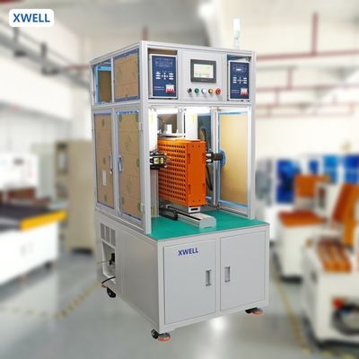 Buen precio Máquina de soldadura por puntos para pestañas de batería de doble cara automática en línea