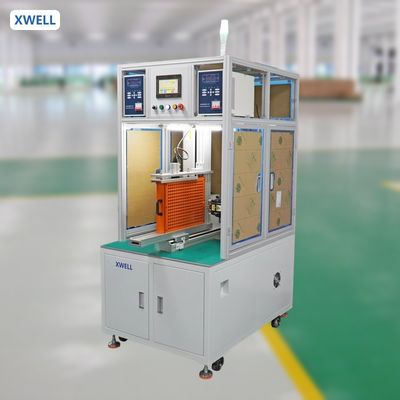 Buen precio Máquina de soldadura por puntos CNC de doble cara para paquetes de baterías cilíndricas en línea