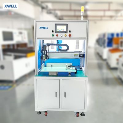 Buen precio Máquina de soldadura por puntos de batería cilíndrica de un solo lado con cabezal de soldadura rotativo en línea