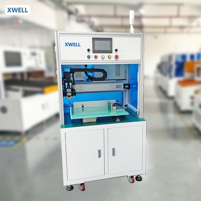 Cabeza de soldadura automática CNC rotativa de un solo lado Batería eléctrica de paquete Máquina de soldadura de punto