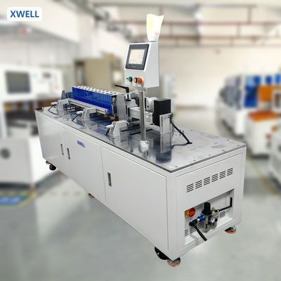 Buen precio Máquina compacta de compresión de baterías prismáticas XW-PC12-300 Presión de 300 kg Carrera de 800 mm Control con pantalla táctil online