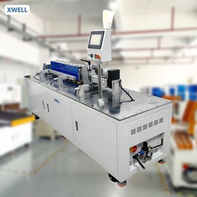 Buen precio XW-PC12 Máquina de compresión automática con batería prismática 500 kg Presión 1200 mm en línea
