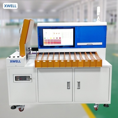 Máquina de clasificación de baterías cilíndricas de 11 canales separador automático para baterías de litio