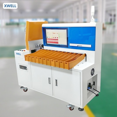 Máquina de clasificación de baterías automática de 11 canales IR Voltage Cell Sorter para paquete de baterías cilíndricas18650 21700