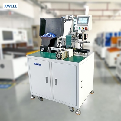 18650 Máquina de clasificación de baterías cilíndrica automática de canal opcional con papel aislante de conexión de baterías