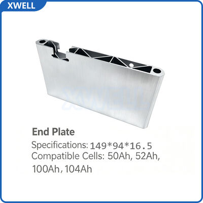 Buen precio Batería prismática Placa de extrusión de aluminio con varios anchos Altura personalizada Compatible con múltiples células en línea